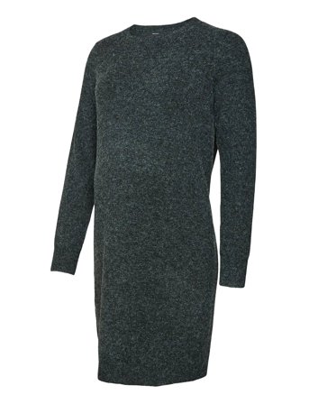 Vmmdoffy Ls O-Neck Dress Ga Noos Black Vero Moda Maternity