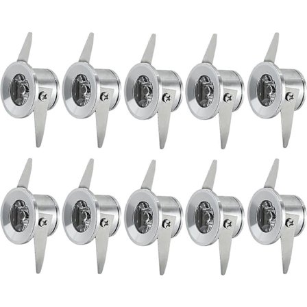 Downlight Lamper, LED Innfelt Spotlight 1w Innfelt Liten Spot Lampe Led Taklampe med Transformator for Vinskap