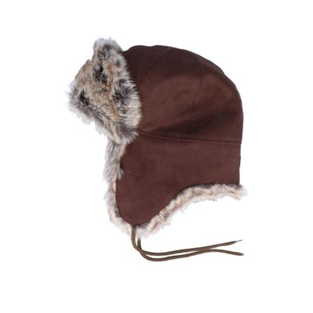 CTH Ericson - Brun trapper Beanie - Esbjorn Sr. Faux Suede Brown Trapper @ Hatstore