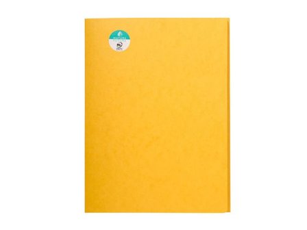 Exacompta Mapp 3-klaff Nature Future utan gummiband, A4, 200 ark, 240 x 320 mm, presspan, gul - Lyreco - Kontorsmaterial - Mappar och plastfickor - 