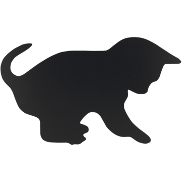 Krittavle Vegg Katt Svart
