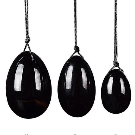 Ägg Jade Yoni Sten Ägg Kvarts Kristall Borrade Övningar Ros Ädelsten Nefrit Obsidian