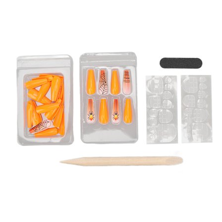 30 stk. Halloween falske negle til kvinder og piger - Fashionable Exquisite DIY falske negle sæt til feriefest 0070-FD06