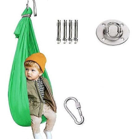 Sensorisk hengekøye for barn, hengende pod-huske, terapihuske