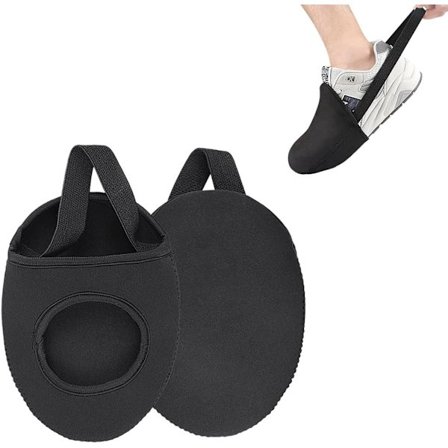 Skoovertræk, 1 par vandtætte og skridsikre cykelskoovertræk til mountainbike, landevejscykling og motorcykelkørsel, til mænd og kvinder, sort