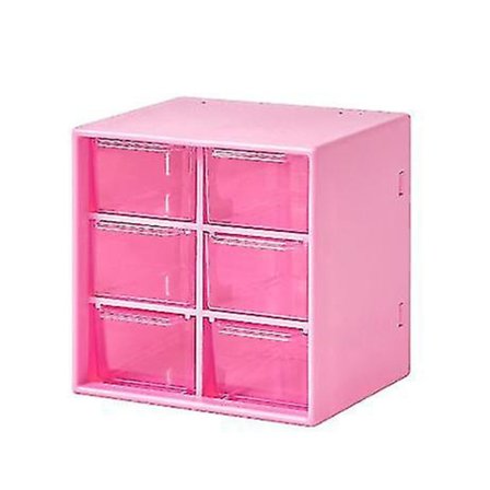 Oppbevaringsboks for hobbyartikler med 9 skuffer - skrivebordsorganisator med miniskuffer for smykker, kosmetikk, kunst og syutstyr - yu