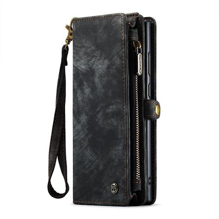 (Til Samsung A13 5G) CaseMe 11 kort pung mobilcover aftagelig 2 i 1 design med lynlås og håndledsrem