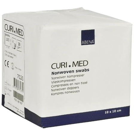 Curi-med non-woven kompress 10x10cm usteril, (ikke angitt)