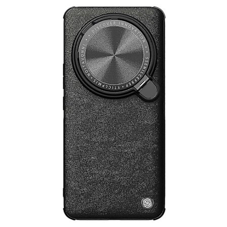 CamShield Prop Magnetisk Telefoncover til Xiaomi 14 Ultra Læderbelagt PC+TPU Cover med Støttefod