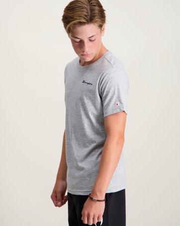 Champion SS Tee Gris T-shirts Garçon - Kids Brand Store
