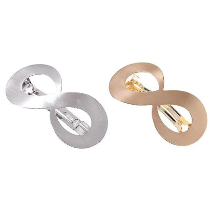 2 st Hålformade Hårclips Hårsnoddar Hårnålar Mode Hårtillbehör