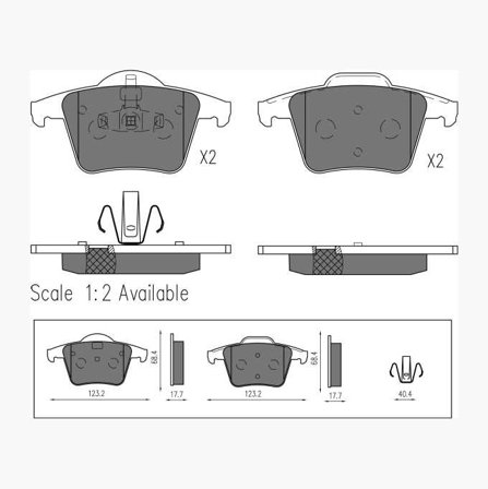 Bromsbelägg - Biltema