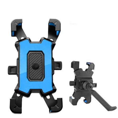 IC Elektrisk cykel telefonhållare cykel bil navigation stativ Blå