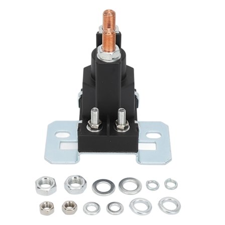 150A Mässingsspole Startmagnet Högeffekts ABS-hölje Gräsklipparrelä 12V