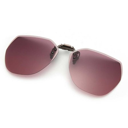 Flip-Up Clip-On aurinkolasit Metal Purple