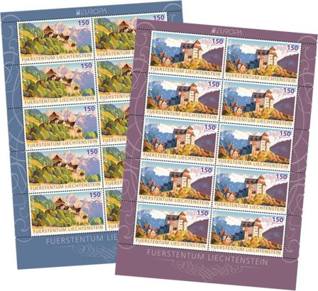 Liechtenstein - EUROPA 2017 - Postfrisk sæt 10-ark