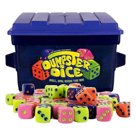Dumpster Dice Spel Familjespel för 4 Spelare Kul (FMY)