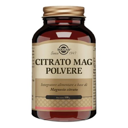 Solgar Citrato Mag Polvere 108g