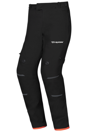 Motorradhose Ixon M-SKD Schwarz/Hellrot 4XL
