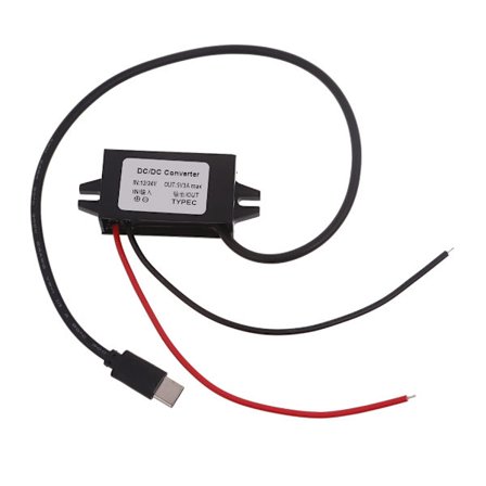 12V til 5V 3A Type C Step-Down Spændingsregulatormodul til Ure og Elektronik