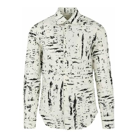 Bottega Veneta, Casual Shirts Wit, Heren, Maat:L,Katoen