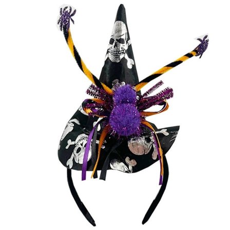 Halloween heksehatt hodeplagg heksehatt hodebånd hårbøyle goth hårbånd