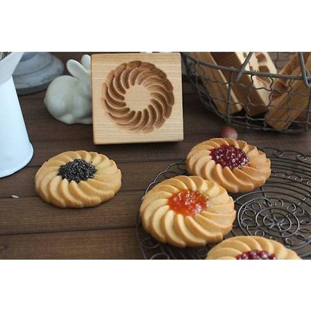 DIY kakeform i tre, kakepresse, stempel, husholdningskakeform, bakeutstyr