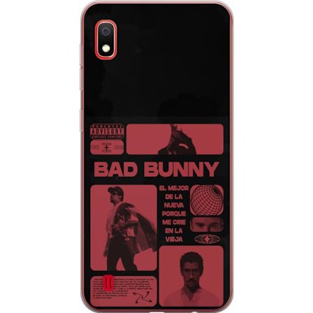 Kompatibelt Mobildeksel til Samsung Galaxy A10 Bad Bunny NFL-inspirert skjoldlogo med amerikansk fotball og stjerner