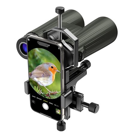 Teleskop kamera adapter - metal smartphone okular montering