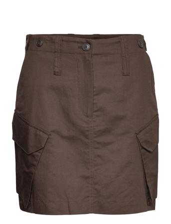 Gaia Skirt 14472 Kort Skjørt Brun Samsøe Samsøe