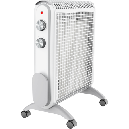 BOOSTER Varmeovn Provida II 2000w flyttbar Hvit