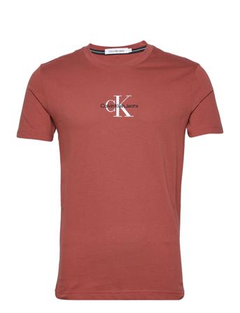 Monologo Tee T-shirt Coral Calvin Klein Jeans