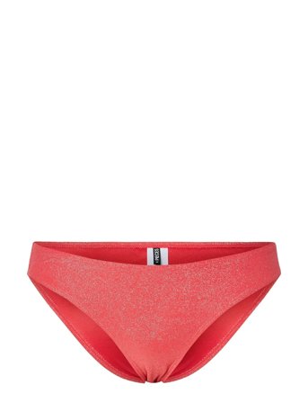 Pclaomi Lurex Bikini Brief Red Pieces