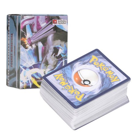 100 stk. samlekort til kortspil - sjældne samlekort til børn