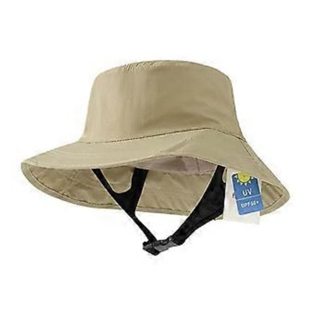 Aurinkohattu naisille miehille kalastushattu aurinkolippa kevyt leveälierinen ämpärihattu (vaalea khaki)
