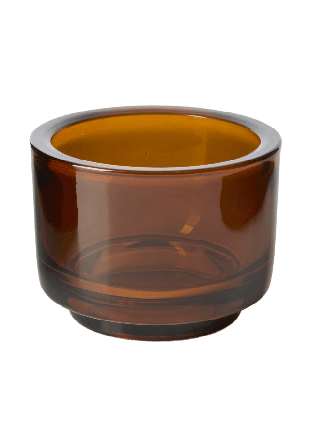 Åhléns Home Ljuslykta i glas MIKKO 7 cm Ljus & ljusstakar Orange ONESIZE