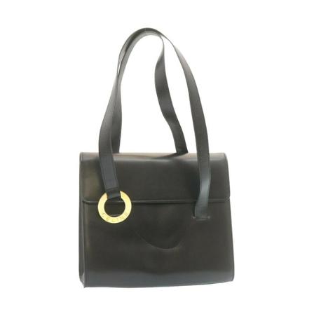 Celine Vintage, pre-owned Leather Shoulder Bag Zwart, Dames, Maat:ONE Size,leer