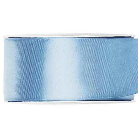 Satinband Ljus Dimblå 38 mm