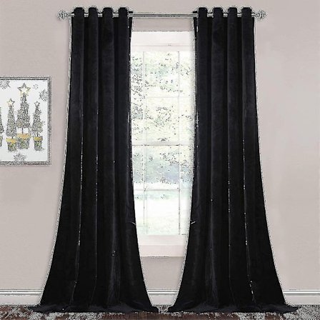 Luksuriøse termisk isolerte gardiner, tykke solide stuegardiner - Perfekt blendingsgardin