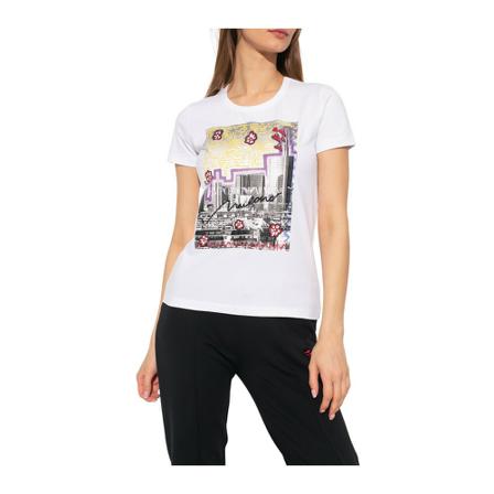 Emporio Armani, Camiseta 1000/100 Sra. Biały, Kobieta, Rozmiar: M