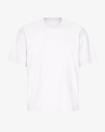 Oversized Organic T-Shirt - Optical White L