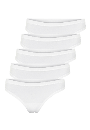 JBS of Denmark Bambu Stringtrosa, Fsc Badkläder Dam Vit XL