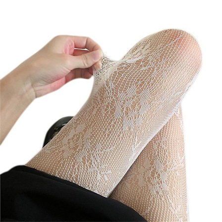 Naiset Lolita Ontto Ulos Kukka Pitsi Sukkahousut Verkko Kissanpentu Sukkahousut