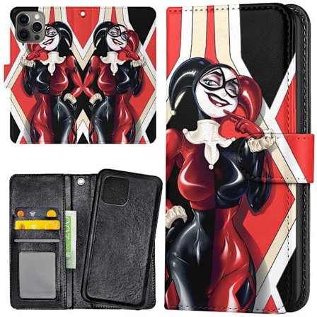 iPhone 15 Pro - Plånboksfodral/Skal Harley Quinn