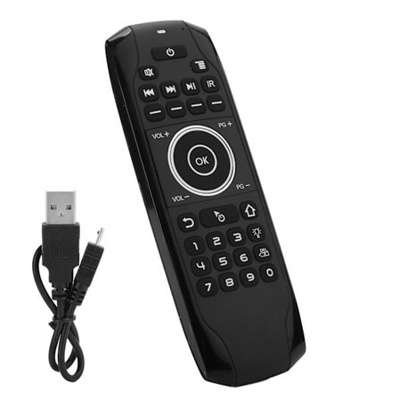 Bluetooth 5.0 Air Remote Mus med bakgrundsbelysning - Styr Android TV Box G7BTS