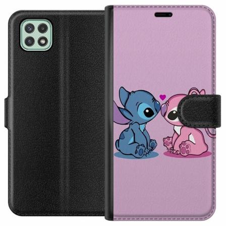 Samsung Galaxy A22 5g Plånboksfodral Lilo And Stitch