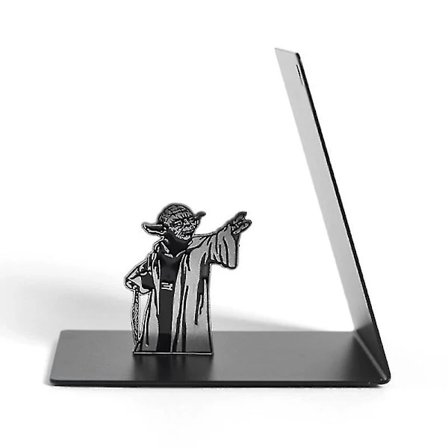 1 Star Wars Master Yoda Metall Bokhylla Bokstöd Bokhållare