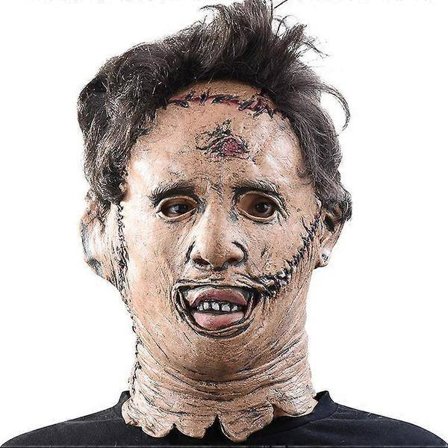 Texas Chainsaw Massacre Leatherface Maske – Latex Skræmmende Halloween Cosplay Maske til Filmkostumefester & Karnevalsarrangementer