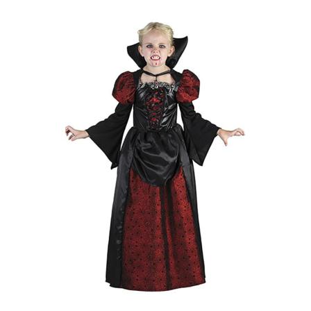 Barn Vampyrdräkt / Vampyr - Maskeraddräkt / Halloween Black 122-134 Cm