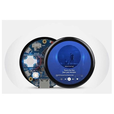 Esp32 S3 Kort 1.46inch Rund LCD 1.46inch Skjerm 412x412 Qmi8658 Sensor/mic/sd/mp3 O Uten Dekselpanel-Yogu